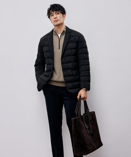 down jacket leather suit　SH2591