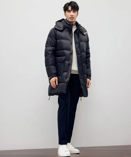 white duck down coat /2color　SH2189