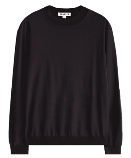 half turtleneck sweater wool 100% /7color　SH2675