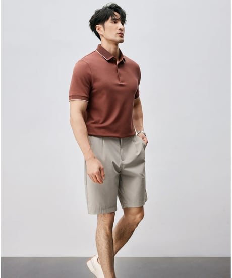 single pleat cool shorts /2color　SH2475