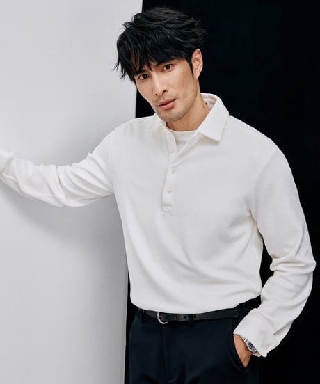 towel cotton polo shirt /2color　SH2596