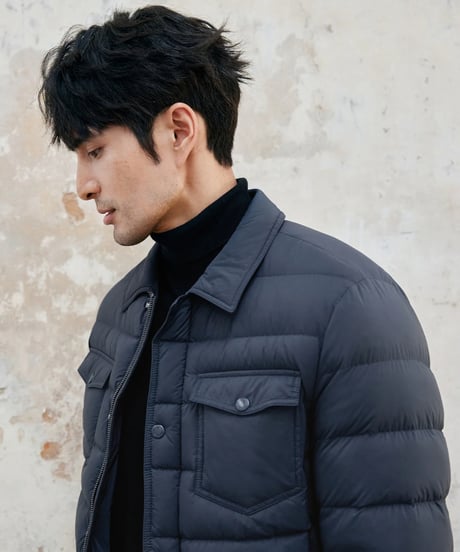 white goose down jacket /4color　SH2392