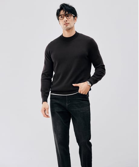 half turtleneck sweater /4color　SH2656