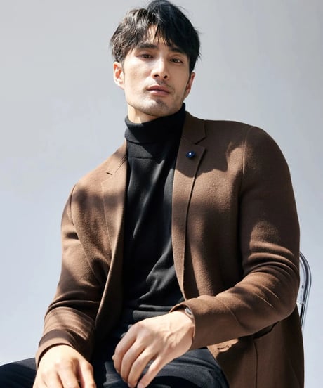 slim wool knit jacket /2color　SH2260