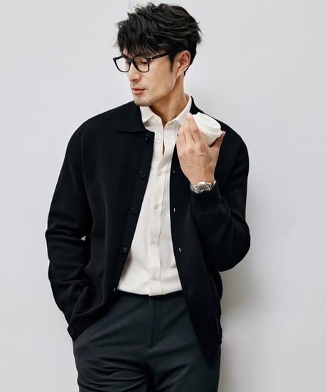 cotton knit cardigan jacket /2color　SH2463