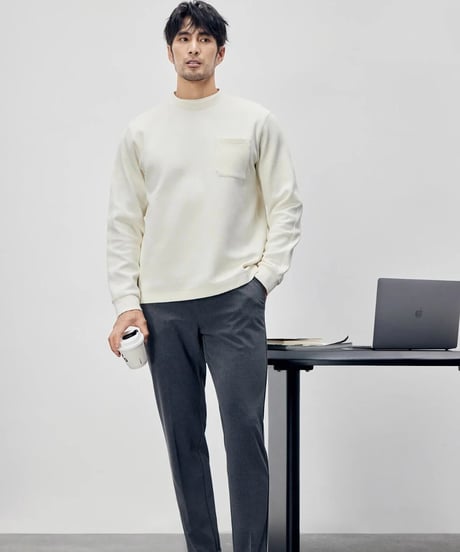 pullover round neck sweatshirt /2color　SH2281