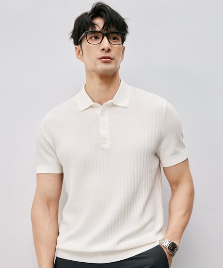 cotton polo shirt /2color　SH2483