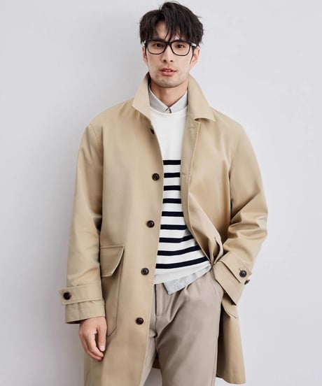 striped round neck sweater /2color　SH2294