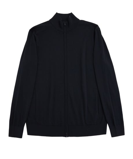 stand collar knit cardigan /2color　SH2449