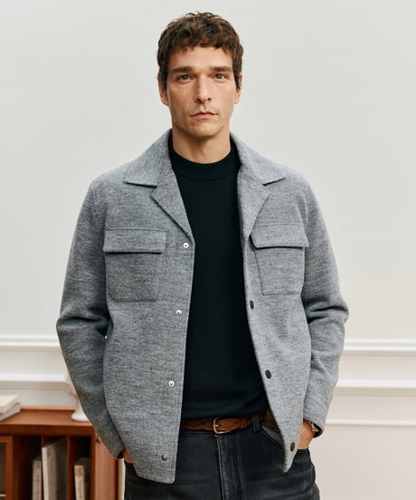 jacket coat knit wool　SH2685