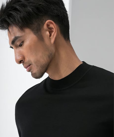 high neck sweater wool 100% /4color　SH2424