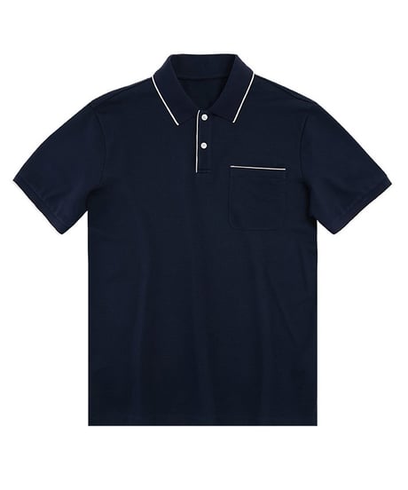mulberry silk polo shirt /2color　SH2473
