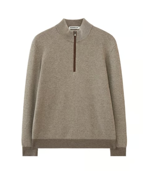 half-zip cashmere sweater　SH2587