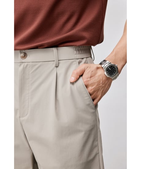 single pleat cool shorts /2color　SH2475