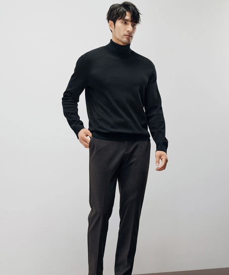 twill slim casual pants /2color　SH2207