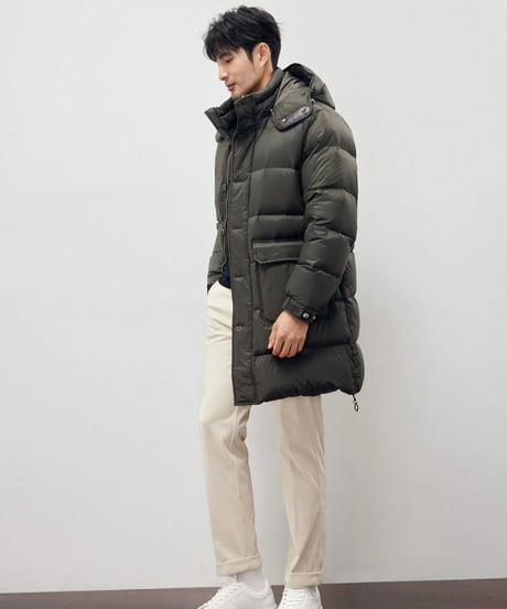white duck down coat /2color　SH2189