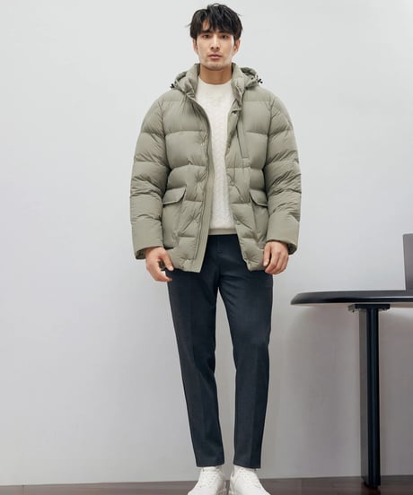 white goose down jacket /2color　SH2202