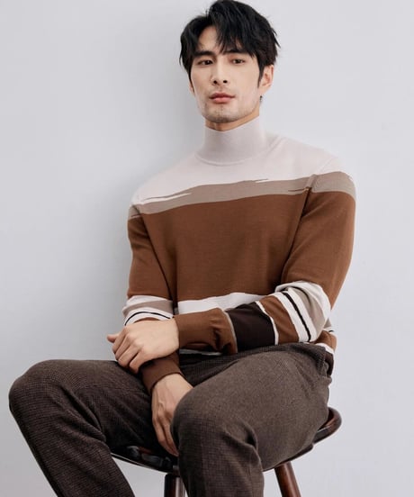 turtleneck sweater wool 100％　SH2317