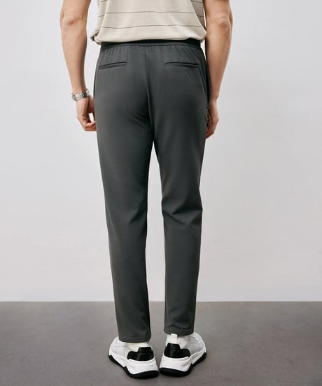 stretch elastic waist pants /2color　SH2496