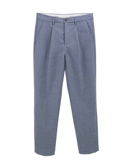 wool one-pleat casual pants /2color　SH2395