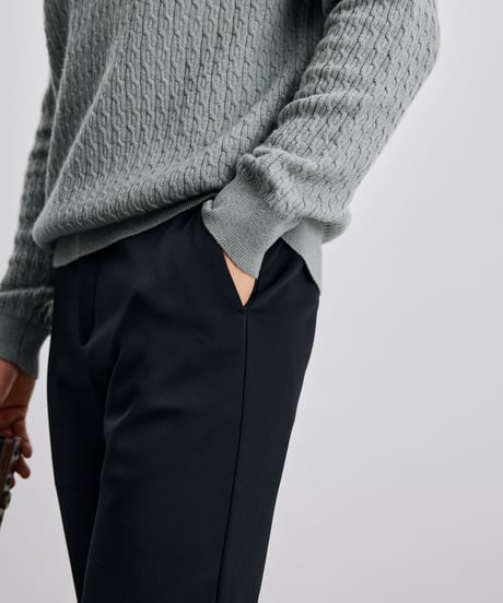 wool cashmere high neck sweater　SH2406