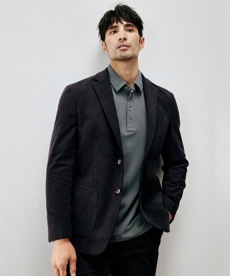 corduroy slim casual jacket /2color　SH2271