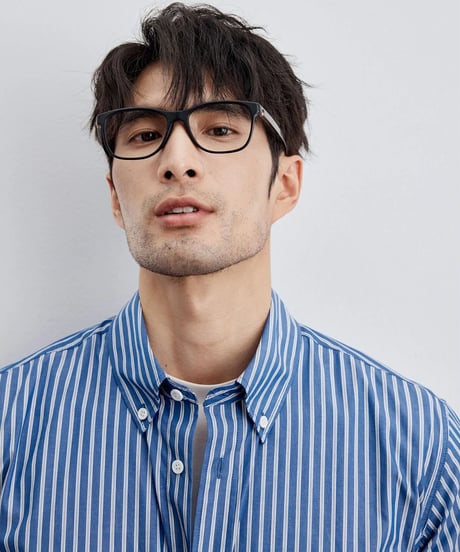 stripe long sleeve shirt /2color　SH2304