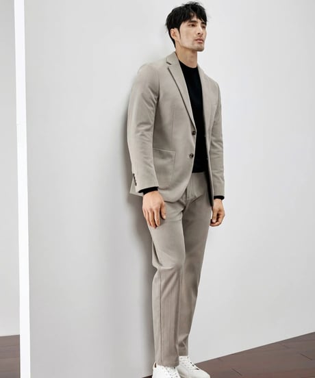casual pants men's slim stretch /2color　SH2265