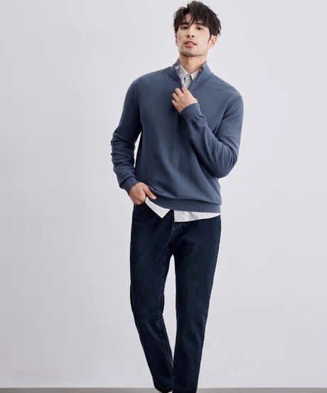 pure cotton pullover sweater /2color　SH2307