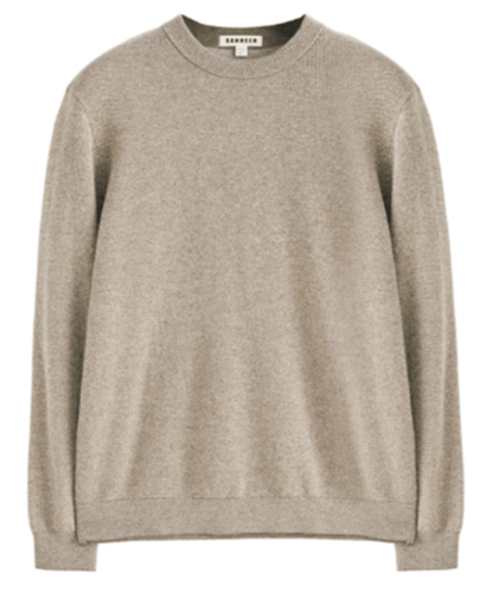 crew neck sweater cashmere 100% /2color　SH2623