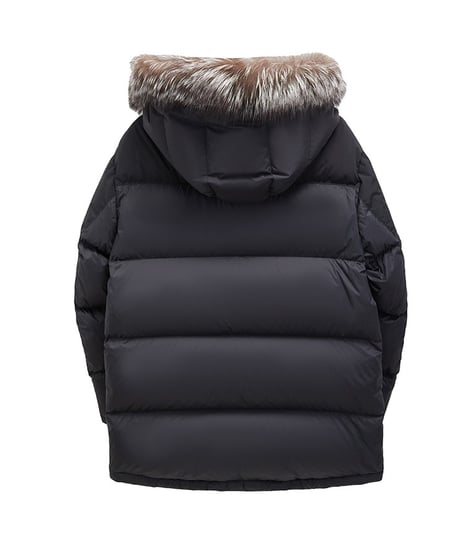 silver fox fur down jacket　SH2410