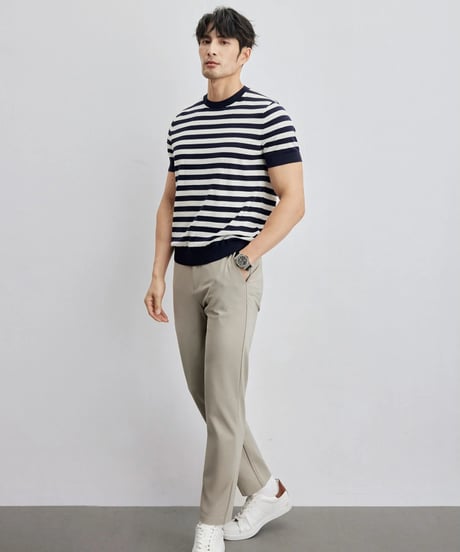 stretch slim casual pants /2color　SH2108