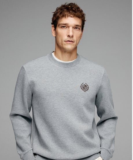 round neck sweatshirt /2color　SH2652