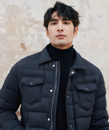 white goose down jacket /4color　SH2392