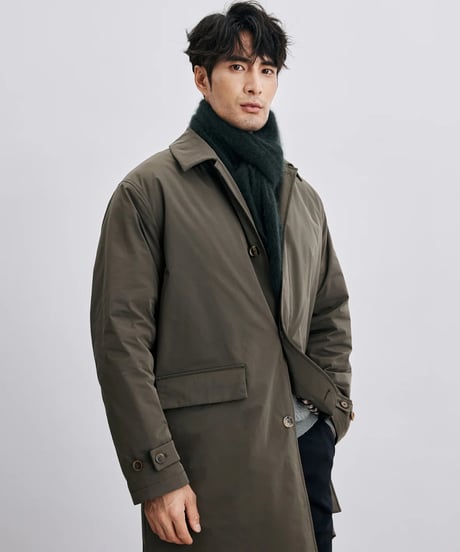 cotton mid coat jacket /2color　SH2415