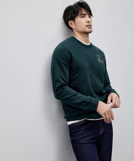 round neck sweatshirt /2color　SH2149