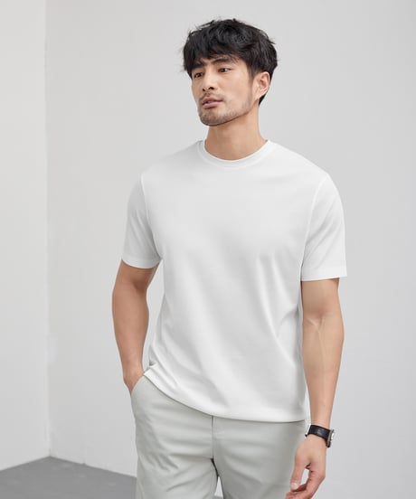 basic round neck t-shirt /4color　SH2519