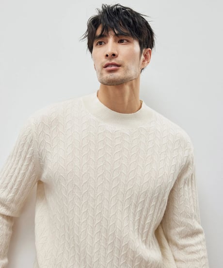 cashmere high neck sweater /2color　SH2178