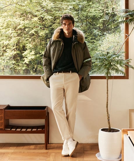 down jacket parka white goose /2color　SH2692