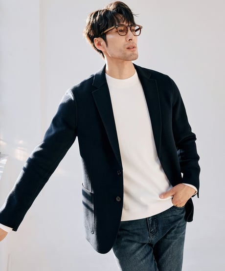 cashmere wool casual jacket /2color　SH2368