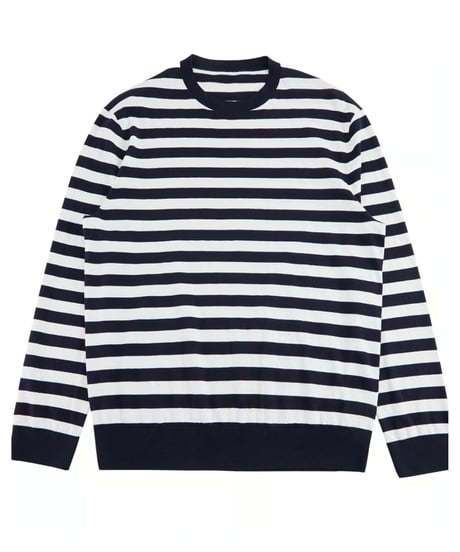 stripe round neck sweater　SH2306