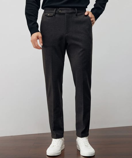 twill slim casual pants /2color　SH2207