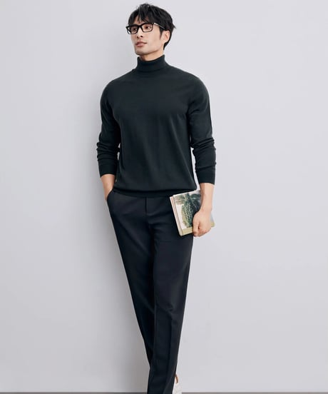 warm stretch casual pants /2color　SH2345