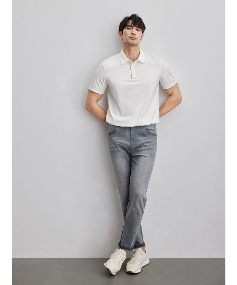 ジーンズ ストレッチ スリム ストレート | SANHEER