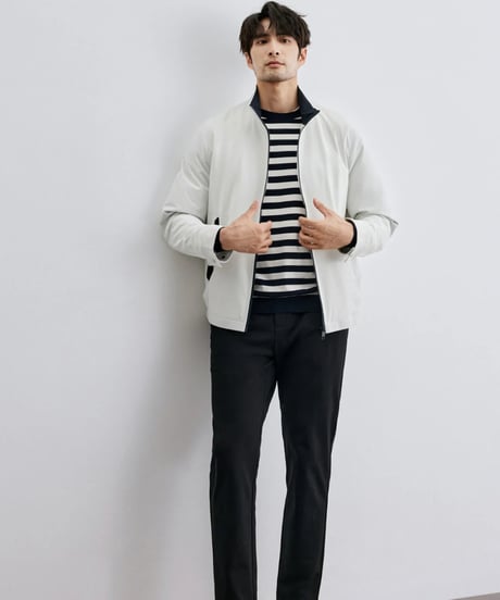 stripe round neck sweater　SH2306