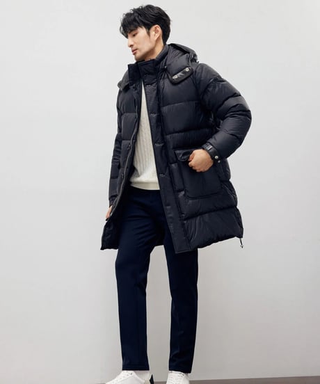 white duck down coat /2color　SH2189