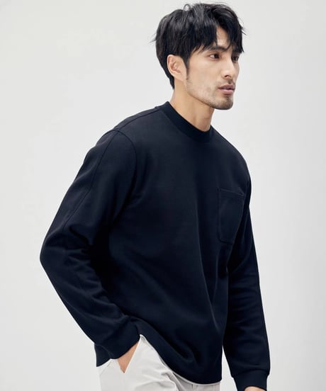 pullover round neck sweatshirt /2color　SH2281