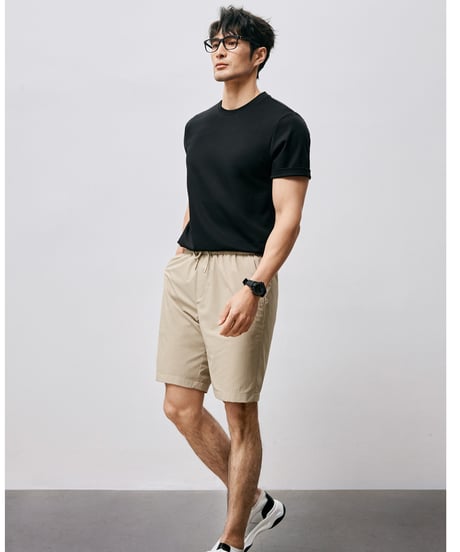 modal cotton round neck t-shirt /4color　SH2498