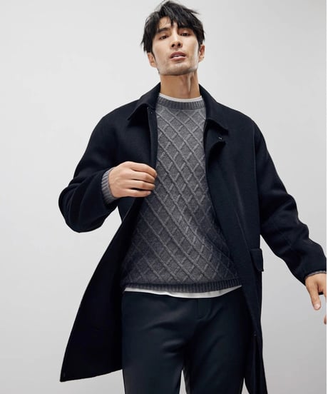 casual wool coat /2color　SH2219