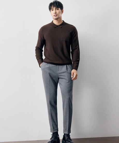 sweater wool slim fit /2color　SH2232